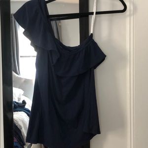 Lily Pulitzer one shoulder shirt